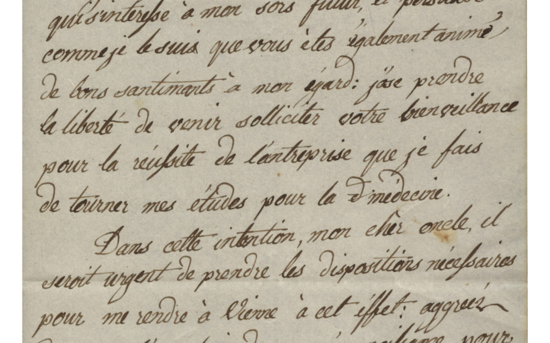Lettres d’Alexis Joris – Pensionnat au collège de St-Maurice